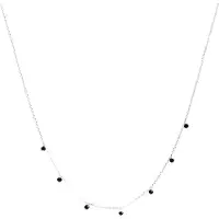 Luxenter Ketting 'Khosar' zwart / zilver
