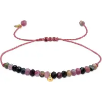Luxenter , Kasai armband in 925 sterling zilver en 18K geel goud verguld Veelkleurig kristal