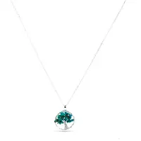 Luxenter Luxeketting, budleia van metaallegering en natuurlijke turkoois gerhodineerd