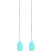 Luxenter Oorbellen 'Zoqoyi' blauw / goud