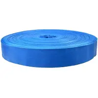 Garronda PVC platte slang 2 inch 100 m - drukslang 2 bar - PVC layflat-slang voor irrigatie & drainage - blauw