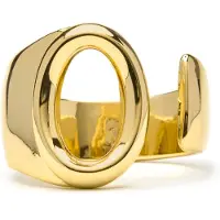 Luxenter Ring met 18-karaats geelgouden afwerking - Alphabet