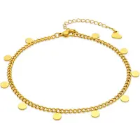 Luxenter armband afgewerkt in 18 karaat geel goud - Netla