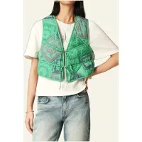 Ba&sh Gilet May Vert Size: L | Vests Outlet | Dames | Groen