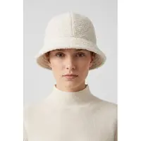 And Other Stories & Other Stories Walnut Boucle Bucket Hat White Maat: M/L | Hoeden Outlet | Dames | Wit