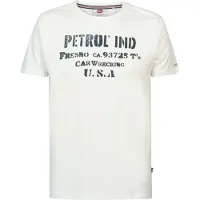 Petrol Industries Shirt donkerblauw / wit