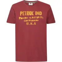 Petrol Industries Shirt roestbruin / geel