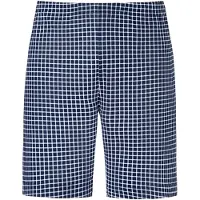 Mey Korte broek Serie White Check Yacht Blue | Maat XL