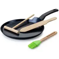 Fackelmann Set crêperie met 26 cm crêpemaker en 3 Brandao gereedschappen