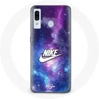 Nike Coque - - Galaxy A40 - Witte Logo - Kleurruimte - Flexibel