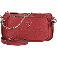 GUESS Schoudertas 'NOELLE II DBL POUCH CROSSBODY' grenadine