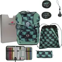 DERDIEDAS ErgoFlex Tiny Schooltas set 8-delig groente