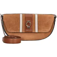 GUESS Dames Schoudertassen Erenia Convertible Xbody Flap - Camel - Maat ONESIZE