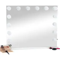CLP Palmdale Make-up Spiegel Hollywood - Dimbare LED Verlichting - USB-Aansluiting - Verlichte Vanity Spiegel - wit