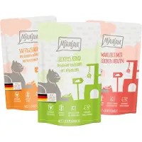 MjAMjAM Kattenvoer Mixpakket 12 x 125 g - Graanvrij Natvoer - Compleet Voer voor Volwassen Katten