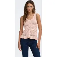 ONLY Gebreide top 'ONLSunny' zalm roze