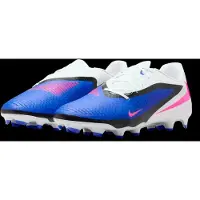 Nike Phantom 6 Low Academy Gras / Kunstgras Voetbalschoenen (MG) Blauw Wit Felroze