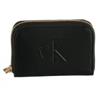 Calvin Klein Portemonnee 'BOLD CK MEDIUM ZIP AROUND Portafoglio' zwart