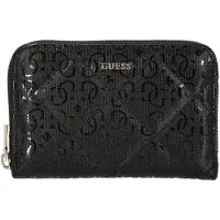 GUESS portemonnee Libby SLG Zip Around Wallet Black zwart