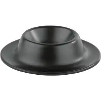Aps Eierdopjes - Melamine Eierdop Houder voor Ontbijt - Stapelbaar - Zwart - 4 stuks