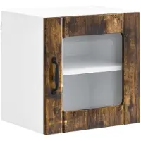vidaXL Wandkast LUCCA, gerookt eikenhout, 40 x 31 x 40 cm