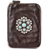 Campomaggi Tosca Portemonnee RFID-bescherming Leder 13 cm bruin