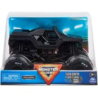 Spin Master Monster Jam Offici le Soldier Fortune Truck Retro Soldier Fortune Zwart