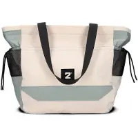 Zwei Shopper 'Bonny BO200' sand / pastelgroen / zwart