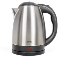 Livoo Roestvrijstalen waterkoker 1,8 L, Waterkoker, Grijs
