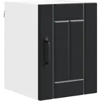 vidaXL Wandkast LUCCA Zwart 30 x 31 x 40 cm Bewerkt hout