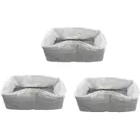 Exogio 30 Stuks Herbruikbare Kattenuitwerpselen Filter Handsfree Kat Uitwerpselen Voeringen Elastische Zandzak Filter HygiëNische Kattenbak Voeringen L