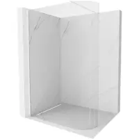 Mexen Kioto-R ronde inloopdouchewand 80 x 200 , transparant 8 mm, wit - 800-080-101-20-06