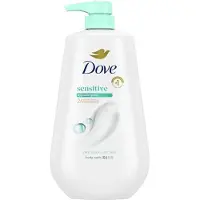 Dove Body Wash Sensitive Skin 870 ml – Hydraterende Douchegel – 24u Lotion-Zachte Huid – Hypoallergeen – Zonder Sulfaten & Parabenen