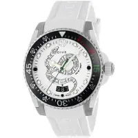 Gucci YA136330 Dive White Snake Motif Dial Herenhorloge