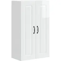 vidaXL Vaatwasserpaneel Kalmar Hoogglans wit 60 x 31 x 100 cm