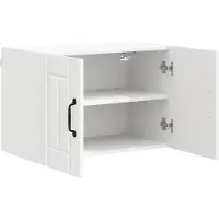 vidaXL Wandkast LUCCA Wit 60 x 31 x 40 cm Bewerkt hout