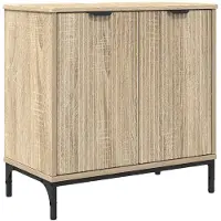vidaXL Wastafel kabinet voor de badkamer Sonoma Eik