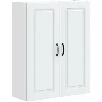 vidaXL Vaatwasserpaneel Kalmar Wit 80 x 31 x 100 cm Bewerkt hout