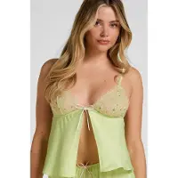 Hunkemoller Cami Harriet Groen Dames | Maat: S