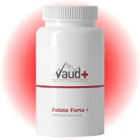 Vaud Folate Forte - Actief Foliumzuur 400mcg - Zwangerschap & Kinderwens 60 St