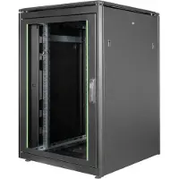 Digitus Unique DN-19 22U-8/8-B-1 - Rack armoire - noir, RAL 9005 - 22U - 19"