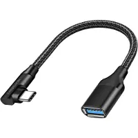 Logilink CU0100, USB 3.2 Gen2 adapterkabel, USB-C naar USB-A, 0,2 meter