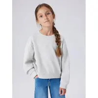 Name it Sweatshirt 'NKFMILLE' lichtgrijs