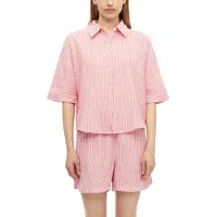 s.Oliver Blouse rosa / wit