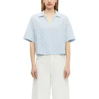 s.Oliver Blouse lichtblauw / wit