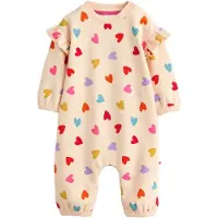 Next Rompertje/body ecru / blauw / rood