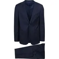 Suitable Kostuum Wol Navy | Donkerblauw | Maat 58