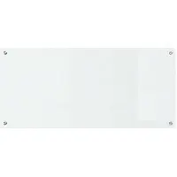 vidaXL Keukenachterwand 2 st Doorzichtig 110 x 50 cm gehard glas