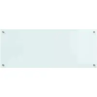 vidaXL Keukenachterwand Melk 100 x 40 cm gehard glas