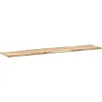 vidaXL Wandschap zwevend 120x30x2 cm onbehandeld massief acaciahout